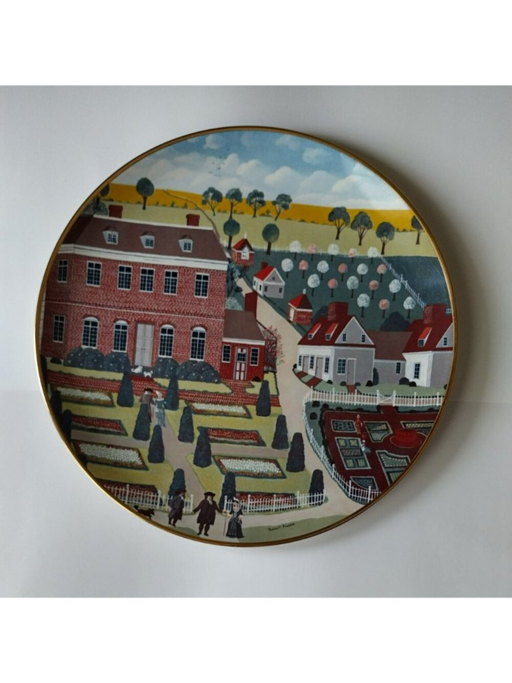 Ridgewood Colonial Heritage Plate, Americana, Bicentennial, Pennsbury Manor, 70s - Picture 3 of 6